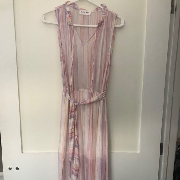 Bella Dahl Airy Sleeveless Ruffle Neck Dress - Picture 4 of 5